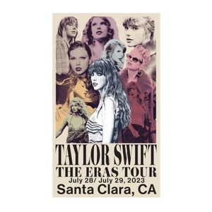 Taylor Swift Official Eras Tour Poster (Santa Clara)